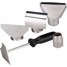 hőlégfúvó, 2000W két fokozatú, 1000W/2000W, 50-450/90-650°C, 250/500 L/perc, kofferban, tartozékokkal