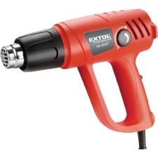 hőlégfúvó, 2000W két fokozatú, 1000W/2000W, 50-450/90-650°C, 250/500 L/perc, kofferban, tartozékokkal