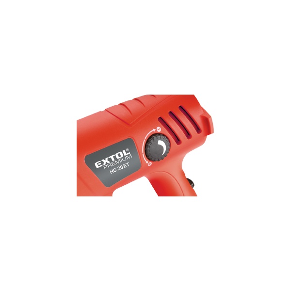 hőlégfúvó, 2000W két fokozatú, 1000W/2000W, 50-450/90-650°C, 250/500 L/perc, kofferban, tartozékokkal