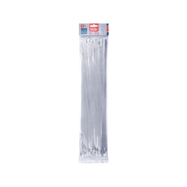 kábelkötegelő 7,9×450mm 50 db, rozsdamentes acél
