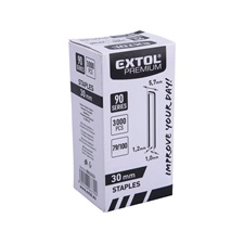 kapocs, 8891860 akkus tűzőgéphez 3000 db, 5,7×1,25×1,0 mm, hossz.: 30 mm