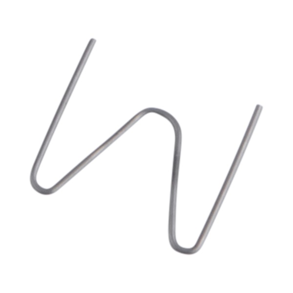 kapocs, `M` forma, 0,6 mm, szélesség: 15 mm, hossz.: 30 mm, 150 db