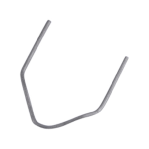 kapocs, `V` forma, 0,8 mm, szélesség: 15 mm, hossz.: 30 mm, 150 db