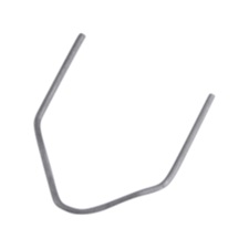 kapocs, `V` forma, 0,8 mm, szélesség: 15 mm, hossz.: 30 mm, 150 db