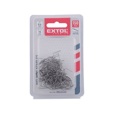 kapocs, kis hullám, 0,6 mm, szélesség: 15 mm, hossz.: 30 mm, 150 db