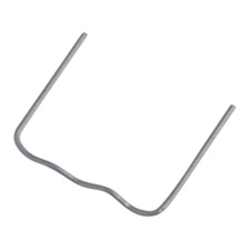 kapocs, kis hullám, 0,6 mm, szélesség: 15 mm, hossz.: 30 mm, 150 db