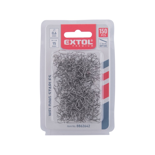 kapocs, nagy hullám, 0,6 mm, szélesség: 15 mm, hossz.: 30 mm, 150 db