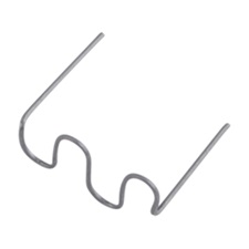 kapocs, nagy hullám, 0,6 mm, szélesség: 15 mm, hossz.: 30 mm, 150 db