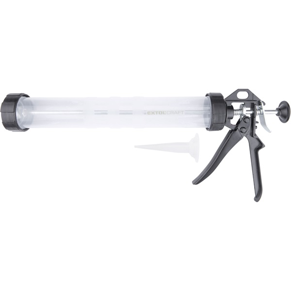 kinyomópisztoly, műanyag, 700 ml; 380mm, átlátszó tubustartóval