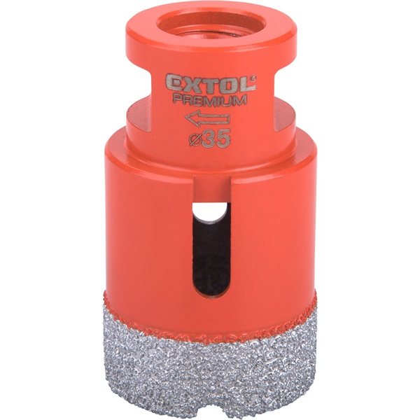 körkivágó csempére, gyémánt vágóél; 32mm × M14, sarokcsiszolóba fogható