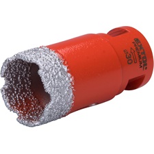 körkivágó csempére, gyémánt vágóél; 25mm × M14, sarokcsiszolóba fogható