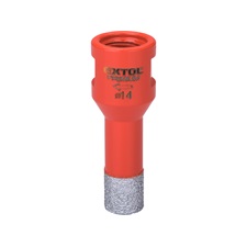 körkivágó csempére, gyémánt vágóél; 8mm × M14, sarokcsiszolóba fogható