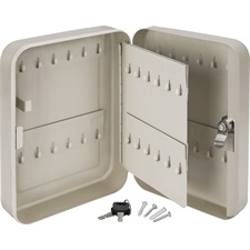 kulcsdoboz, max. 48 db kulcshoz, festett acél ; 250×180×80mm