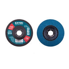 lamellás csiszoló INOX, acél és ALU munkadarabok csiszolására, 125×22mm; P100