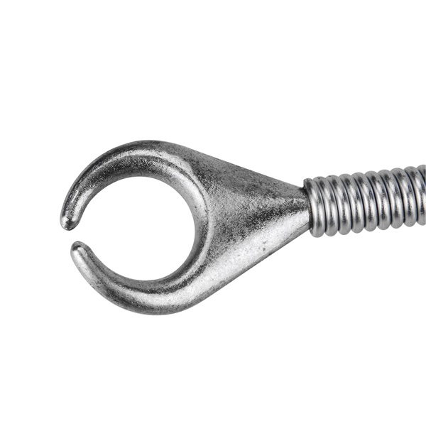 lefolyócső tisztító, 10m, 9mm átmérő,  kézi tekerővel, tisztító körömmel,   (1,9mm drótból sodorva)