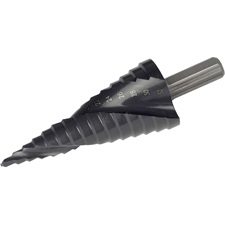 lépcsős fémfúró HSS-Co, spirál, 10 lépcsős (4-22 mm, 2 mm lépcsők), befogás: 8 mm