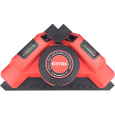 lézeres vízszintező, (csempelézer, derékszöglézer) ZÖLD, 2H (2 horizontális), akkus, vákuumos talppal