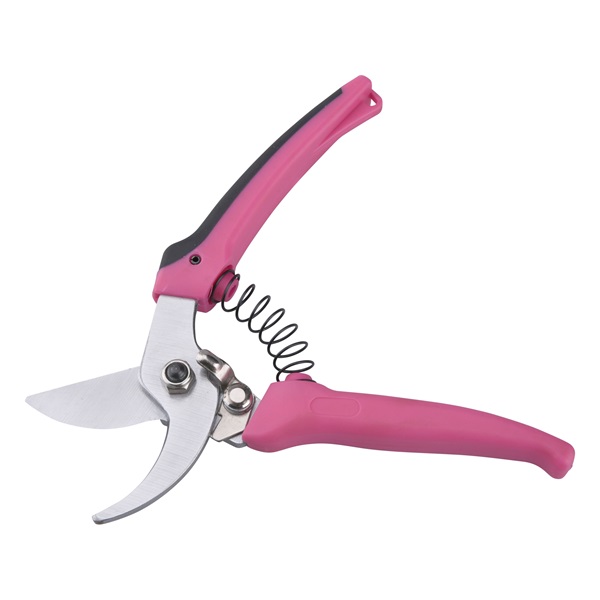 metszőolló, virágokhoz, max.:15 mm átvágás, hossz.:17 cm, mellévágó, rózsaszín, Extol Lady