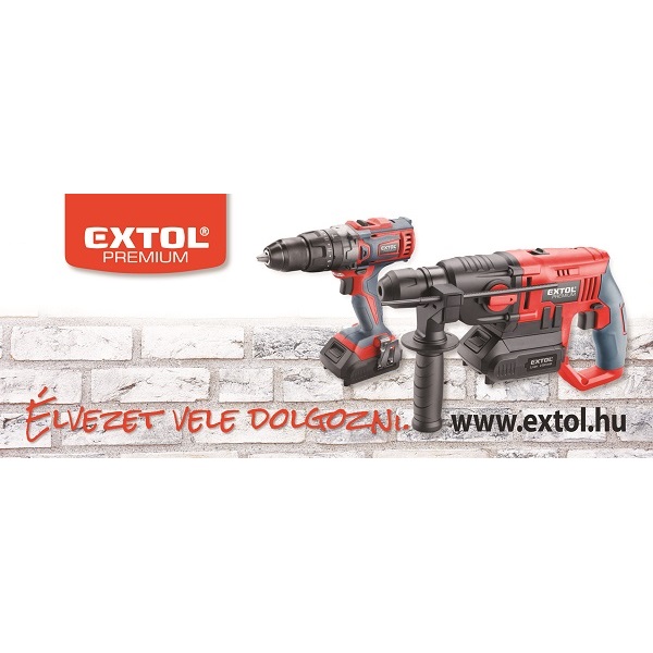 molinó, EXTOL PREMIUM, akkus fúrócsavarozó, 80x200cm, PVC ringlizve, kül- és beltérre - ÚJ