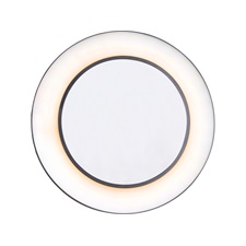nagyító LED lámpa, asztali, Fekete, 7 W COB, 2400 Lm, 5× nagyítás; mechanikusan állítható rögzítés, USB töltőkábel