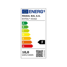nagyító LED lámpa, asztali, Fehér, 10 W, 81 LED, 1000 Lm, 5× nagyítás; mechanikusan állítható rögzítés