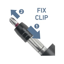 nyomaték csavarhúzó BIT-ekhez, 1/4", 1 - 6 Nm, pontosság: +/- 7%