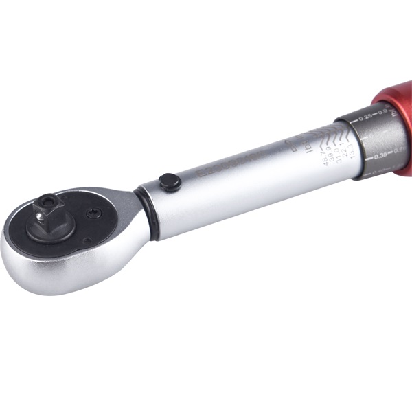 nyomatékkulcs, 1/4", 1 - 6 Nm, 72 fog; pontosság: +/- 3%