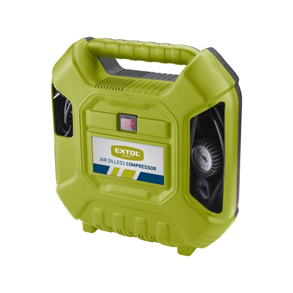 olajmentes légkompresszor, 1100W, 8 bar, beszívott levegő: 180l/min