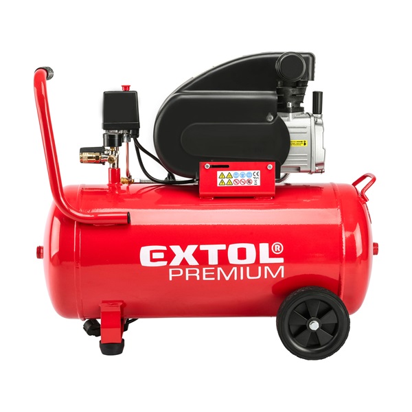 olajos légkompresszor, 1800W, 50l tartály, 8 bar; 235 l/min