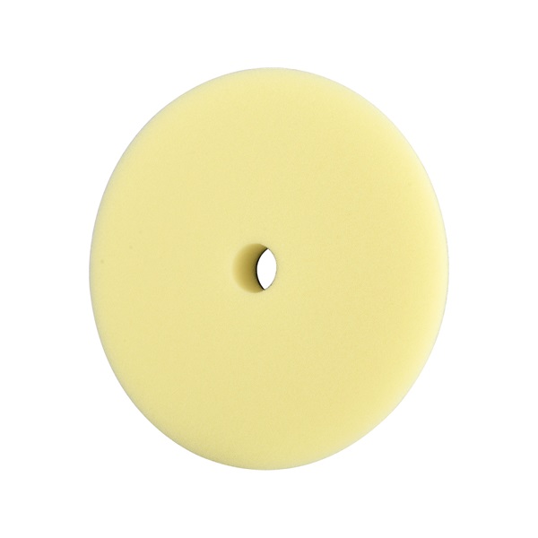 polírkorong, erős polírozás, T80, 150×25mm, tengely: 22 mm; sárga, tépőzáras