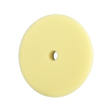 polírkorong, erős polírozás, T80, 150×25mm, tengely: 22 mm; sárga, tépőzáras