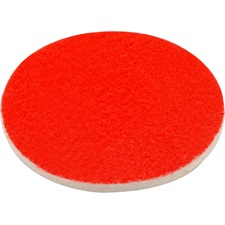 polírkorong, gyapjú/filc keverék, fehér; 150 mm, 7 mm vastag, tépőzáras