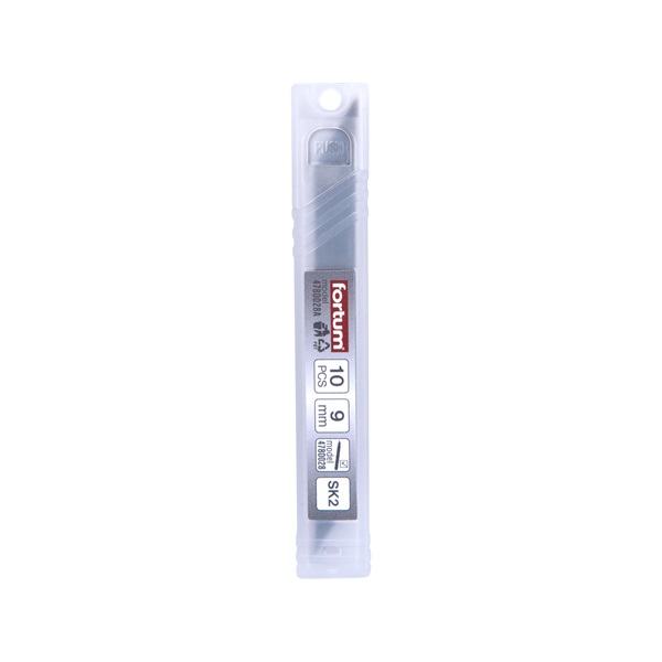pótpenge 10 db, fekete, tripla vágóéllel; 9×100×0,7mm, SK2 acél, HRC > 67, lézeres élezés