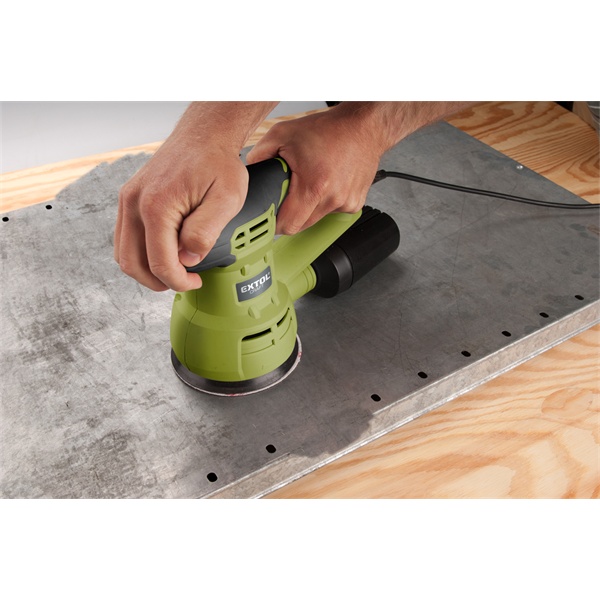 rotációs (excentrikus) csiszológép 430W; átmérő:125mm, ford.:5000-13000