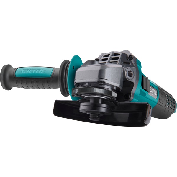 sarokcsiszológép 125mm 1550W, kefementes, szabályozható fordulatszám, lágy indítás, terhelésnél konstans fordulatszám