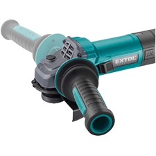 sarokcsiszológép 125mm 1550W, kefementes, szabályozható fordulatszám, lágy indítás, terhelésnél konstans fordulatszám