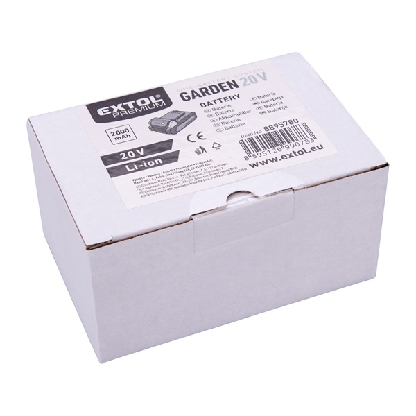 tartalék akku Garden20V, 20V, 2000mAh