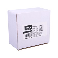 tartalék akkutöltő 12V a 402403 géphez; 2,5 A, Extol Lady