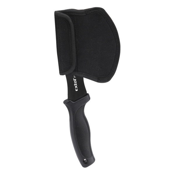 vadász- és túrabalta, 2CR13 rozsdamentes acél penge, műanyag nyél, nylon tok, 270mm