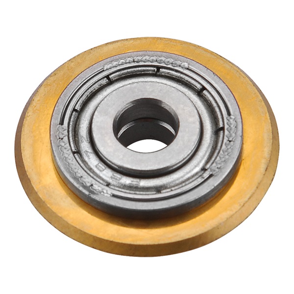 vágókerék a 4770808, 4770810, 4770812, 4770841, 4770842 csempevágókhoz, titánium volfrám karbid, 22×6×6 mm, csapágyas