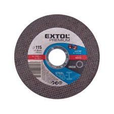 vágókorong acélhoz/inoxhoz, kék; 115×1,0×22,2mm, max 13300 ford/perc, (darabáras, de csak ötösével rendelhető)