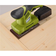 vibrációs csiszológép 200W, 90×187mm; 11000/perc, alu és tépőzáras talp