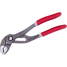 vízpumpafogó, "Hunter" 175mm, nagy nyitásszögű, CrV, foszfátozott, gumírozott markolat FORTUM